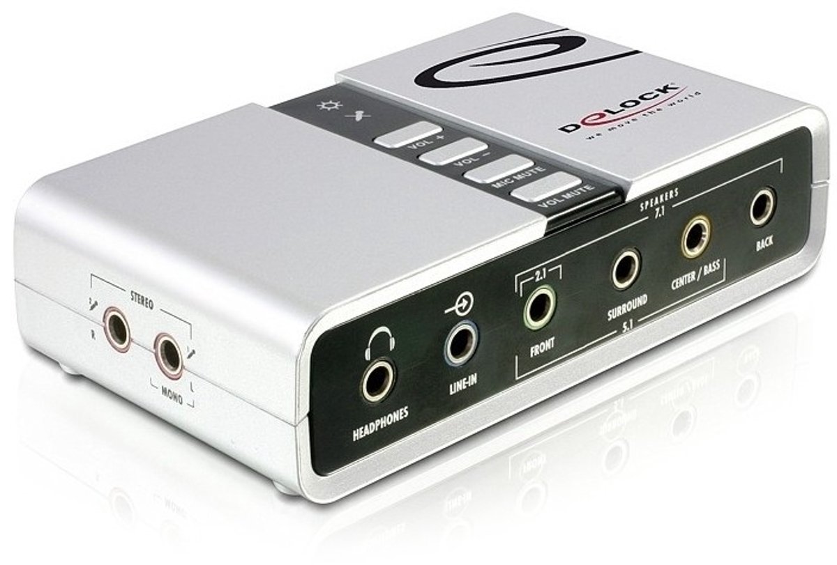 Deltaco DELOCK USB Sound Box 7.1
