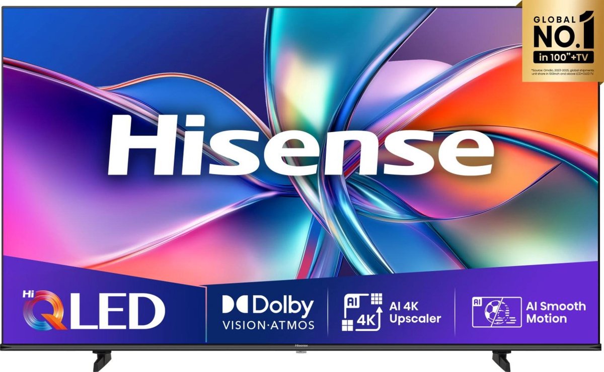 Hisense 55" Fladskærms TV LED 4K 55E7Q E7Q Series - 55" LED-backlit LCD TV - QLED - 4K