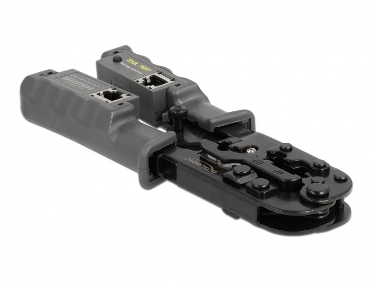 DeLOCK Crimp Tool - With Integrated Cable Tester