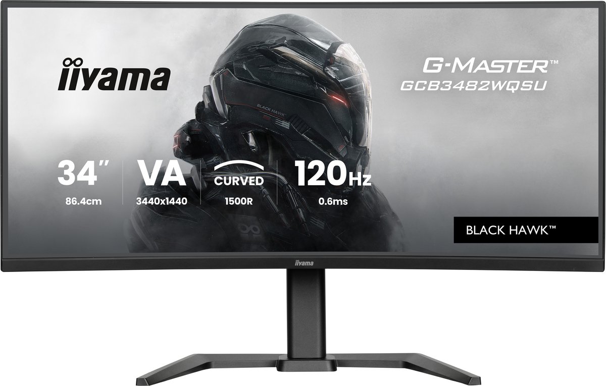 34" iiyama GCB3482WQSU-B1 - 3440x1440 - 120Hz - VA