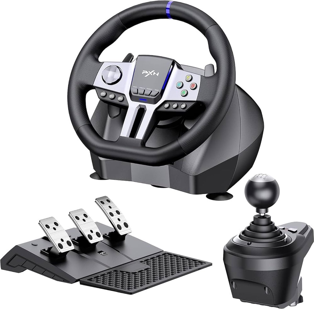 PXN Gaming Wheel -V9Gen2 - Wired Steering wheel & Pedal set - Sony PlayStation 4