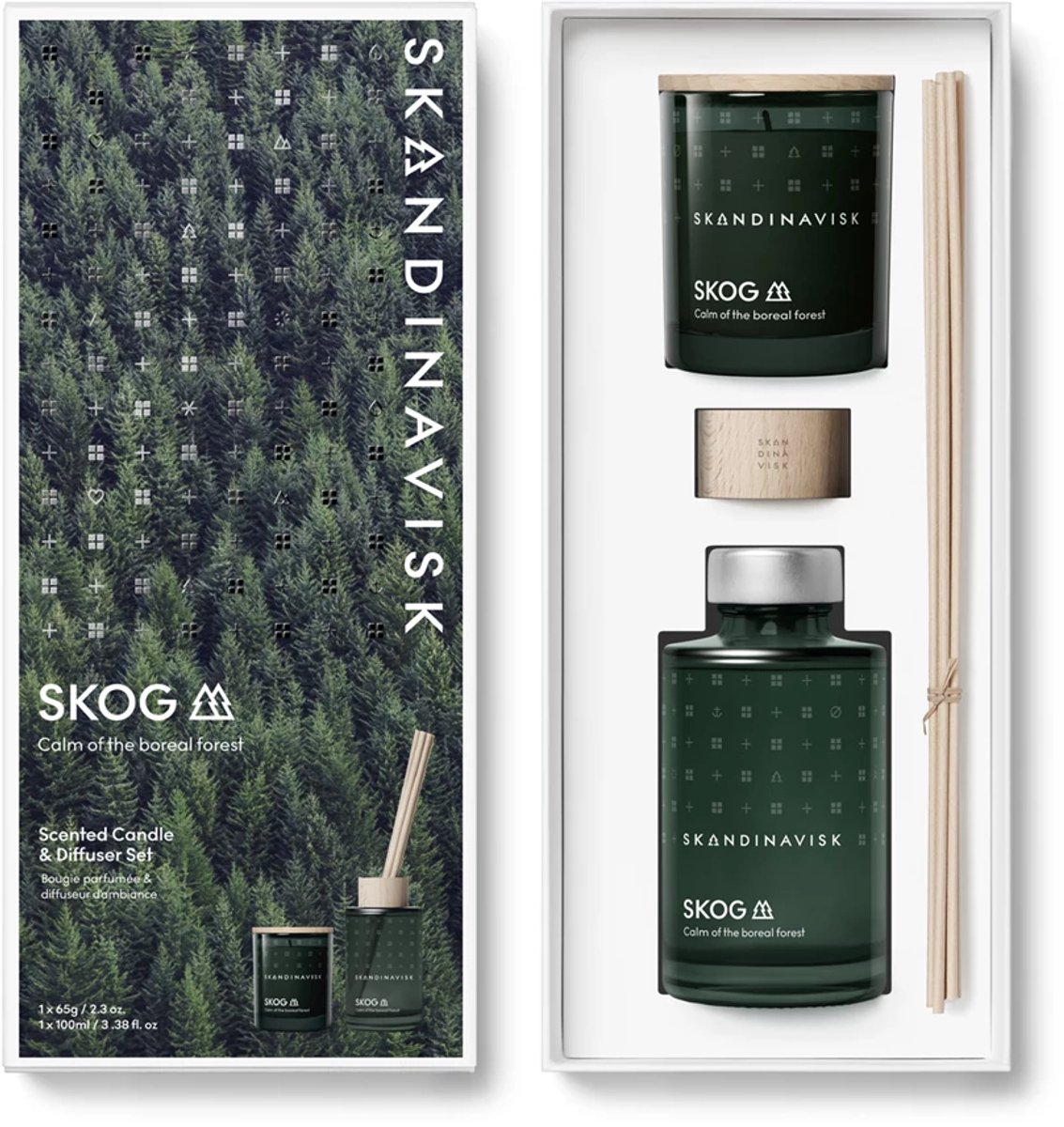 Skandinavisk Candele profumate & diffusori SKOG 65 g + 100 ml