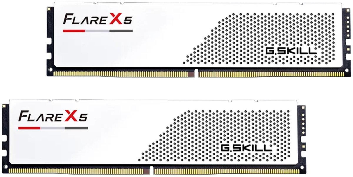 G.Skill Flare X5 DDR5-6000 - 64GB - CL36 - Dual Channel (2 pcs) - AMD EXPO & Intel XMP - Hvid