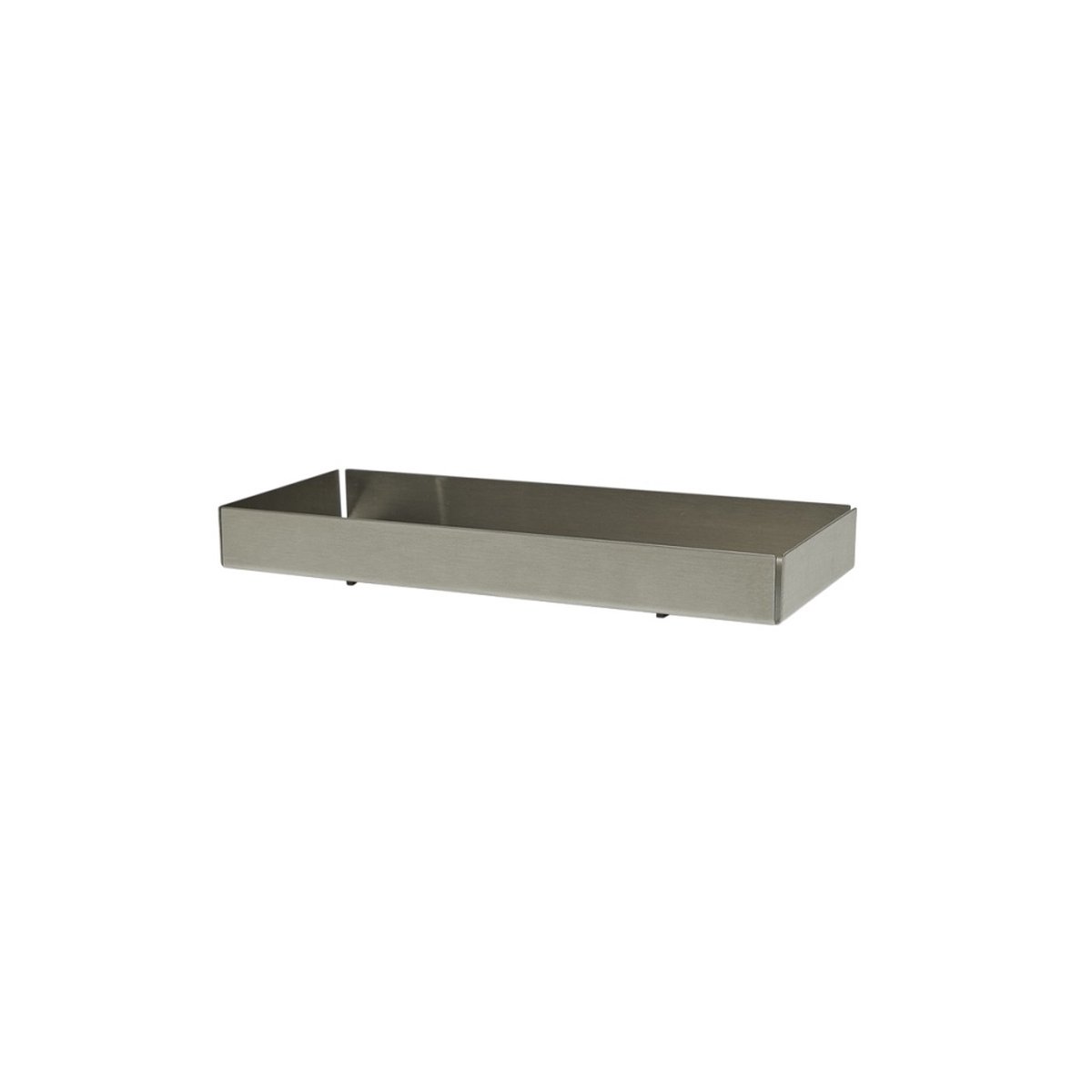 OYOY Vassoio Bakku piccolo 10x23,5 cm Acciaio