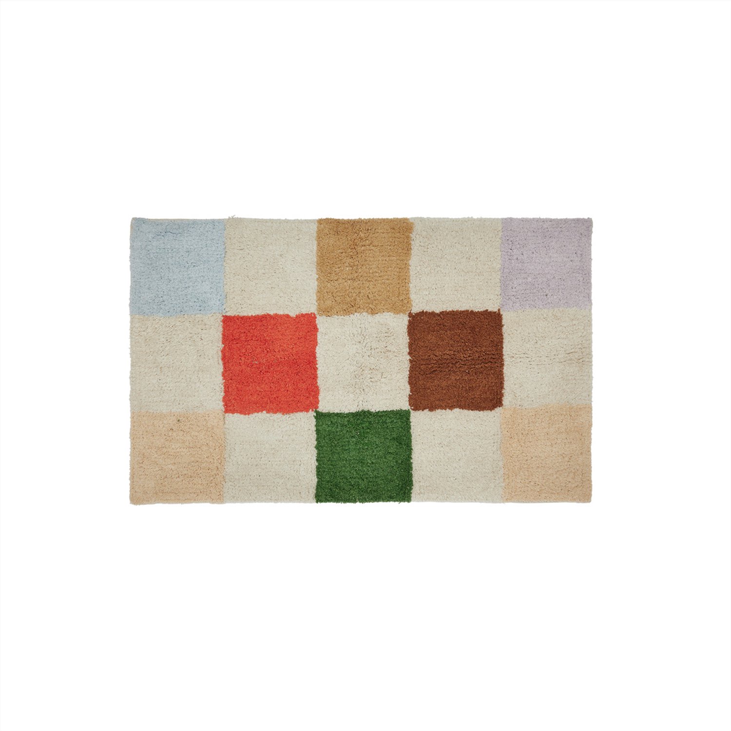 OYOY Tappeto da scacchi Multi, 48x80 cm