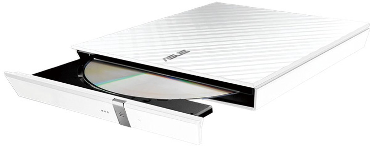 ASUS SDRW-08D2S-U Lite - DVD-RW (Brænder) - USB 2.0 - Hvid