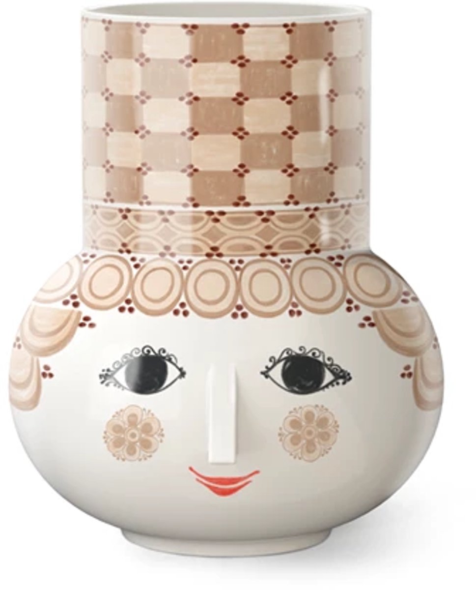 Bjørn Wiinblad Vaso Olga 35 cm Sand