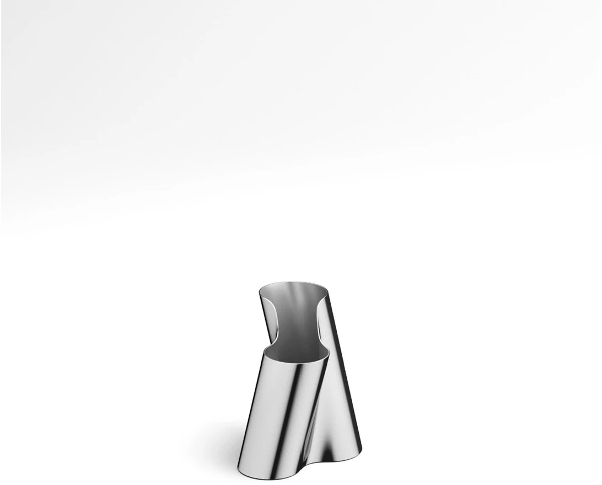 Georg Jensen Vaso medio Lituus 20,4 cm Acciaio inossidabile