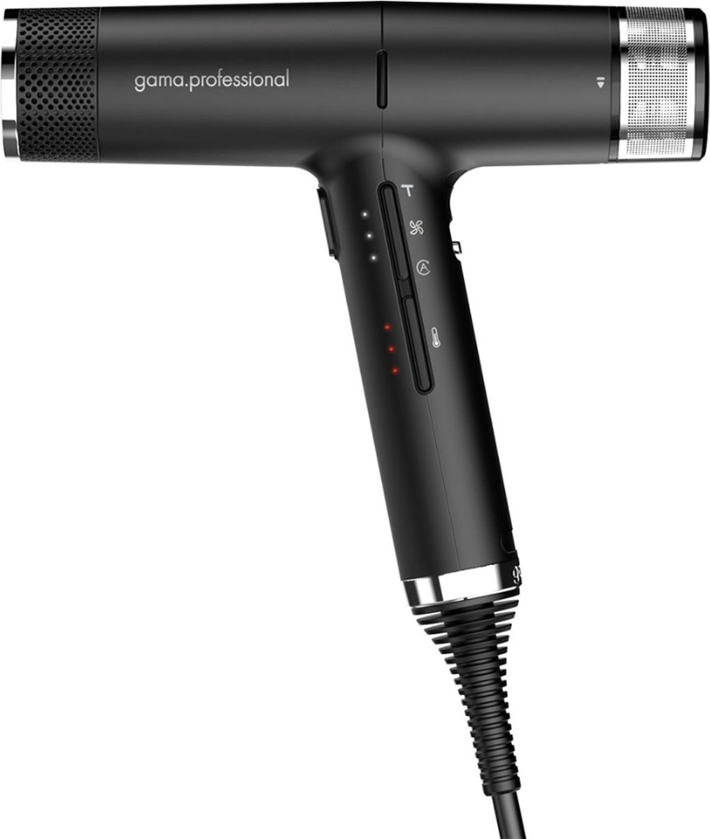 Ga.Ma Professional Hårtørrer IQ2 Hair Dryer Black