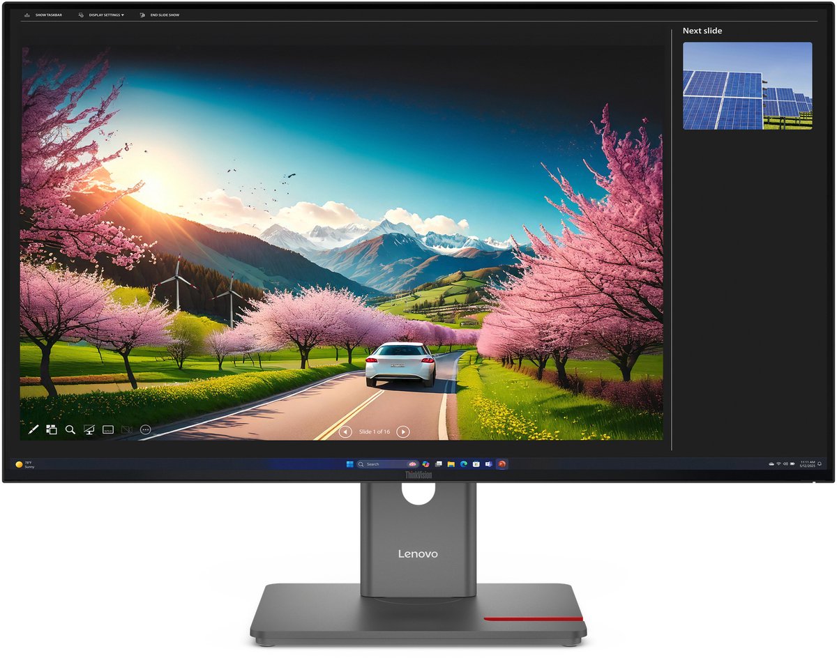 32" Lenovo ThinkVision P32UD-40 - 3840x2160 (4K) - 120Hz - IPS - 140W USB-C - KVM switch