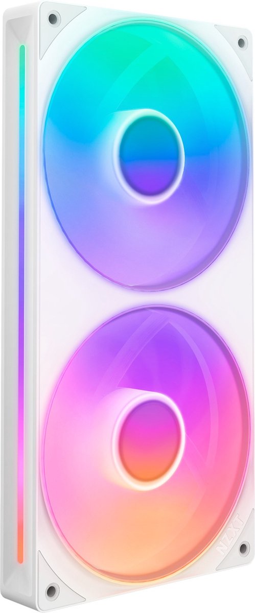 NZXT F240 RGB CORE UNIBODY - 240mm - Kabinet køler - 240mm - Hvid - 30 dBA