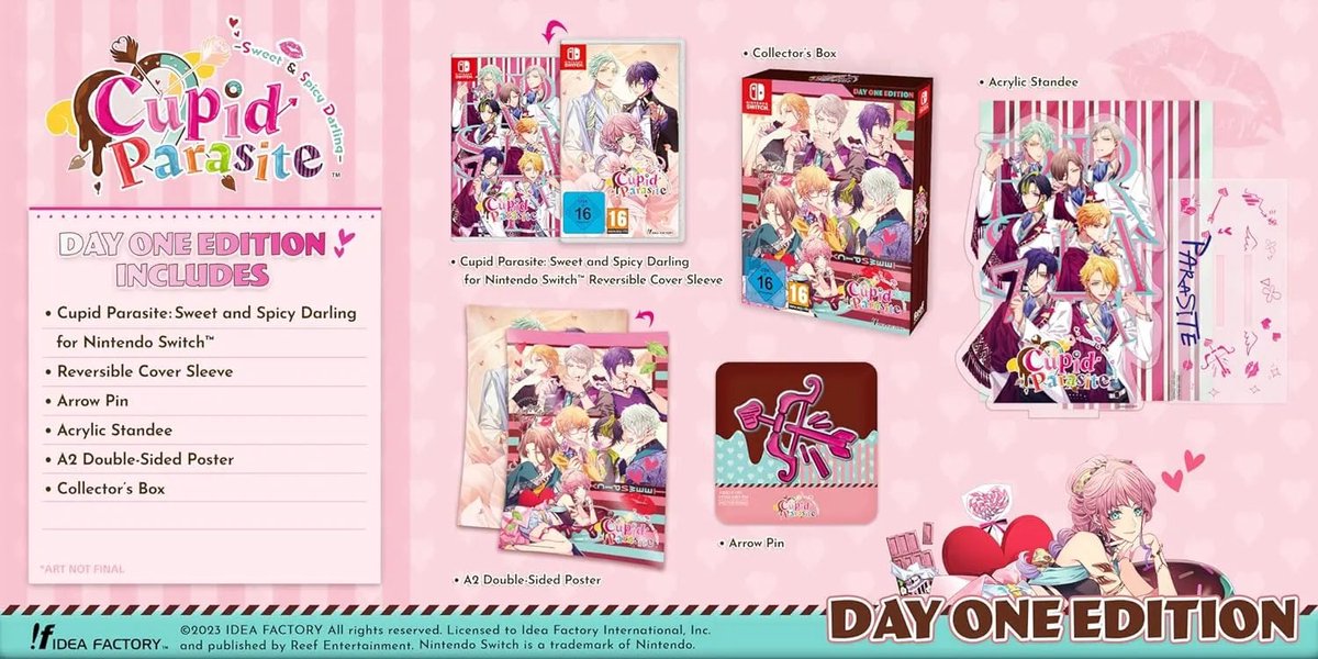 Cupid Parasite: Sweet and Spicy Darling (Day One Edition) - Nintendo Switch - Otome