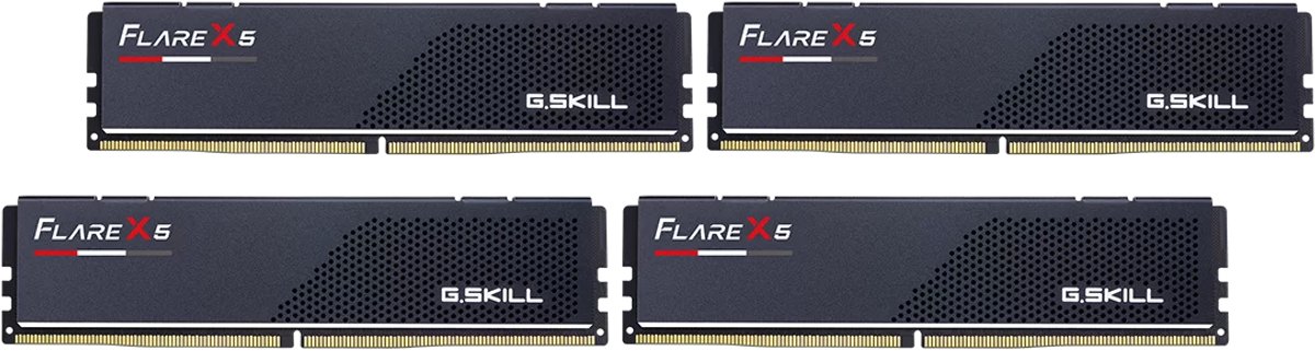 G.Skill Flare X5 DDR5-6000 - 256GB - CL36 - Quad Channel (4 pcs) - AMD EXPO - Sort
