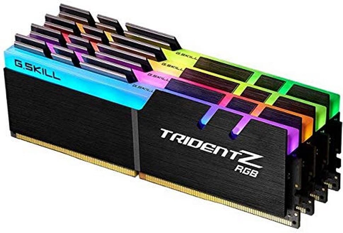 G.Skill Trident Z RGB DDR4-3200 - 64GB - CL16 - Quad Channel (4 pcs) - Intel XMP - Sort med RGB