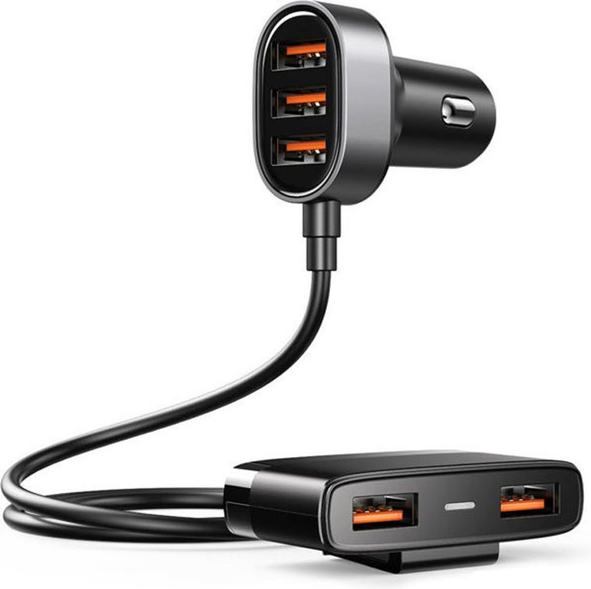 Joyroom Car charger JR-CL03 5-Port USB (black)