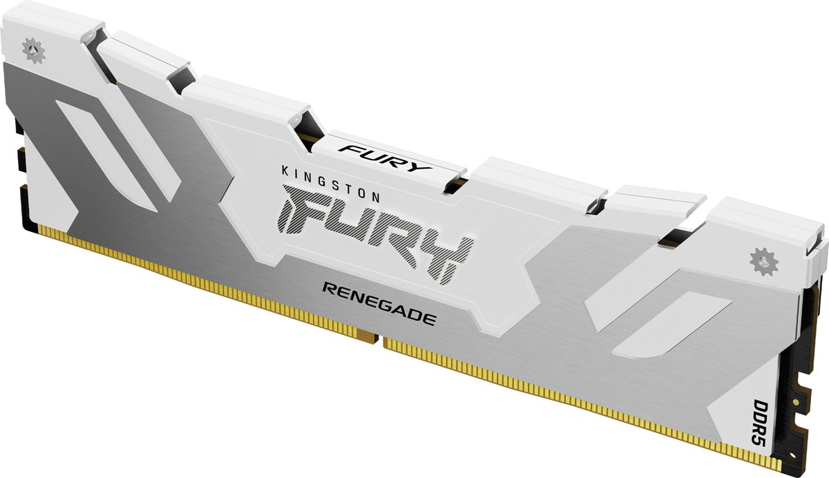 Kingston FURY Renegade DDR5-6400 - 32GB - CL32 - Single Channel (1 pcs) - Intel XMP - Hvid