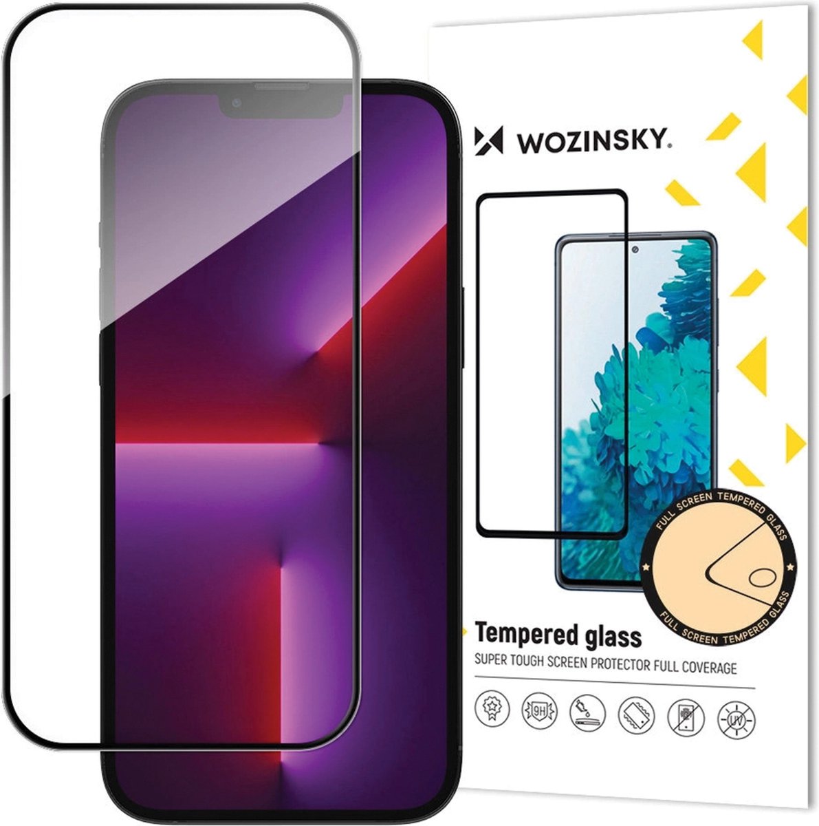 Wozinsky Full Glue Tempered Glass for iPhone 16 Pro / iPhone 17