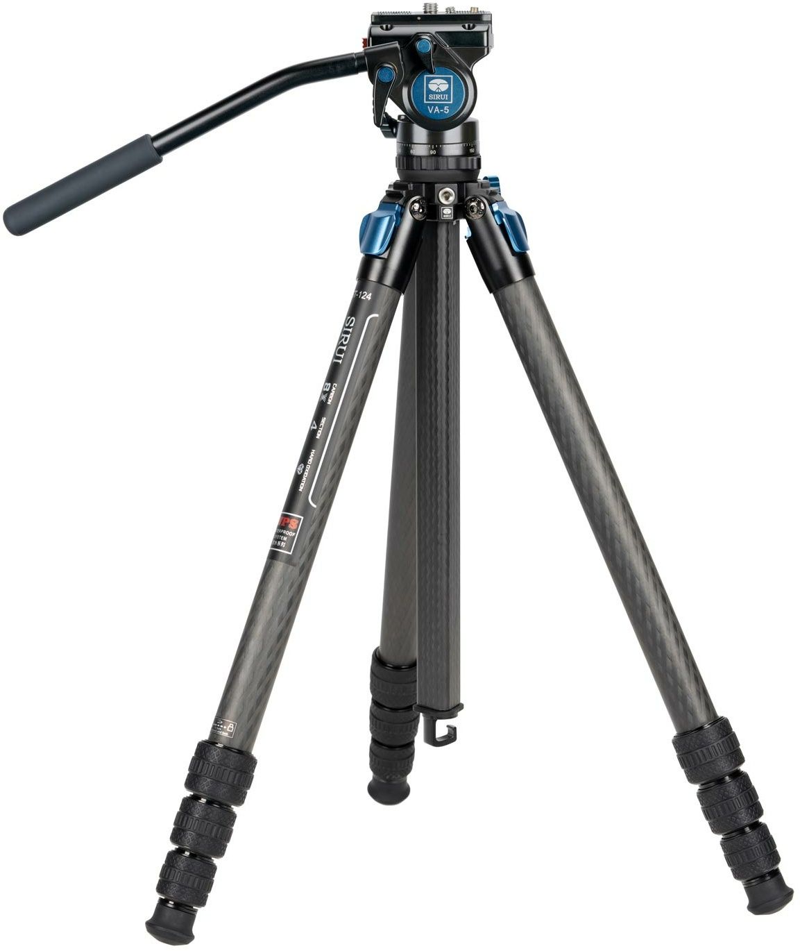 Sirui ST-124 - Tripod - 3 Beine 4 Sektionen 12kg Traglast Aluminium Carbon