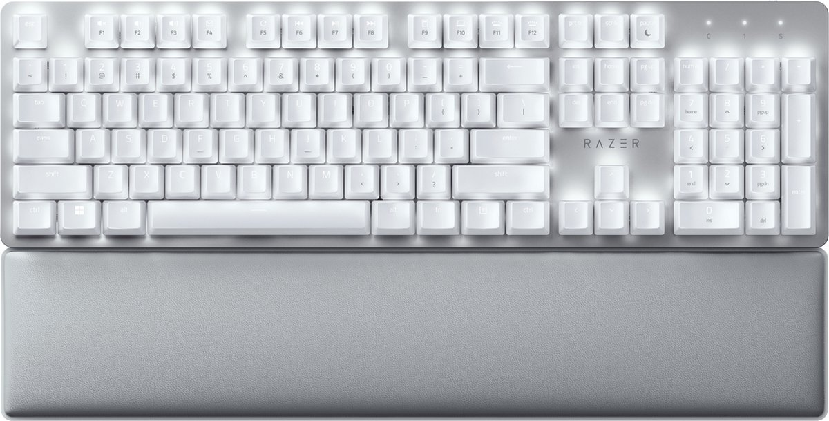 Razer Pro Type Ultra - Tastatur - Amerikansk engelsk - Grå