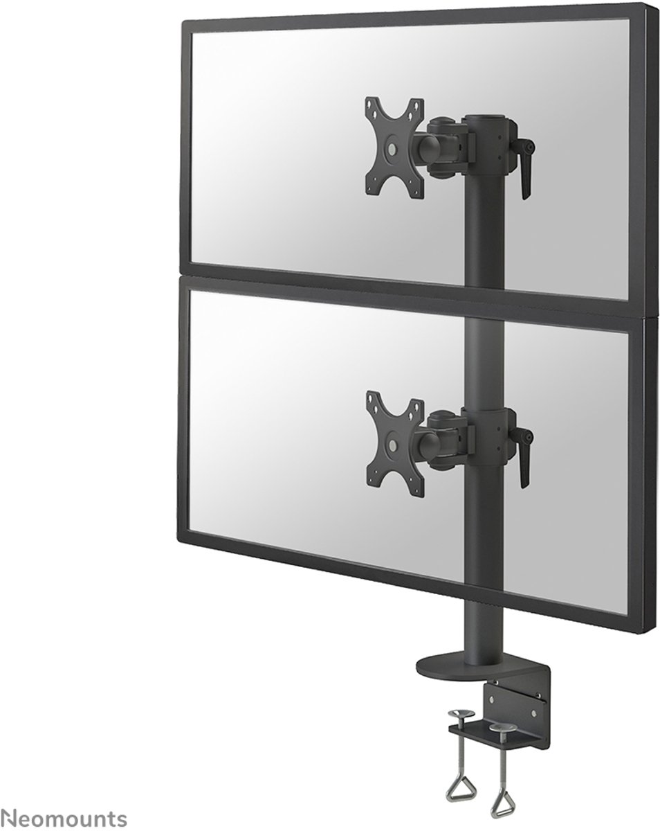 Neomounts FPMA-D960DVBLACKPLUS - desk mount - Maks 30 kg - Maks størrelse 49"