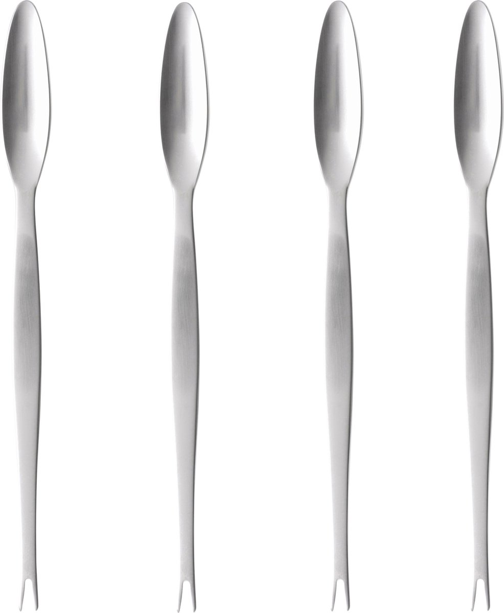 Gense Lobster fork Focus Steel 20.6 cm 4 pieces Black/Matte steel