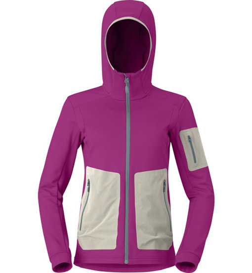 Norrona Falketind warm2 stretch Hood W - felpa in pile - donna