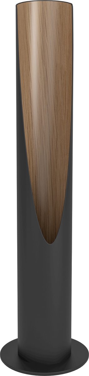 EGLO BARBOTTO bordlampe, sort/træ