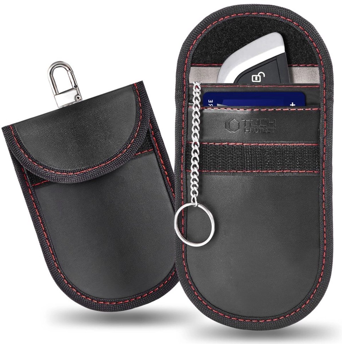 Tech-Protect KLR100 RFID Case - Black & Red