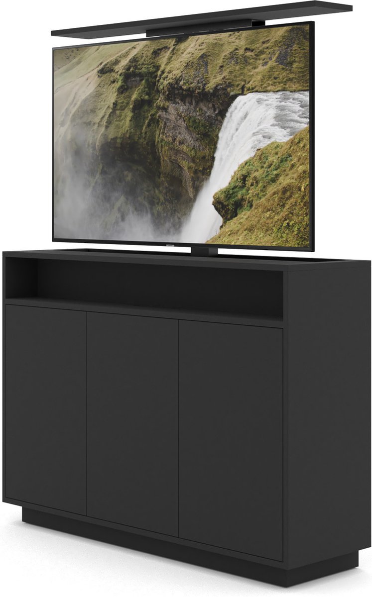 Multibrackets M - cabinet unit - Lift - for LCD 55" display / speaker - black - Maks 50 kg - Maks størrelse 55"