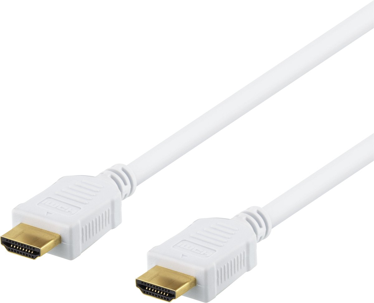 Deltaco HDMI-1050AD - HDMI cable with Ethernet - 5 m