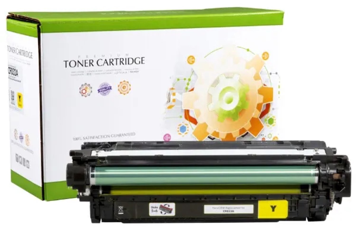 Static Control - yellow - remanufactured - toner cartridge (alternative for: HP CF032A)