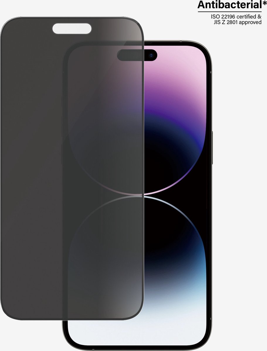 PanzerGlass Privacy Screen Protector Apple iPhone 14 Pro Max | Ultra-Wide Fit w. EasyAligner