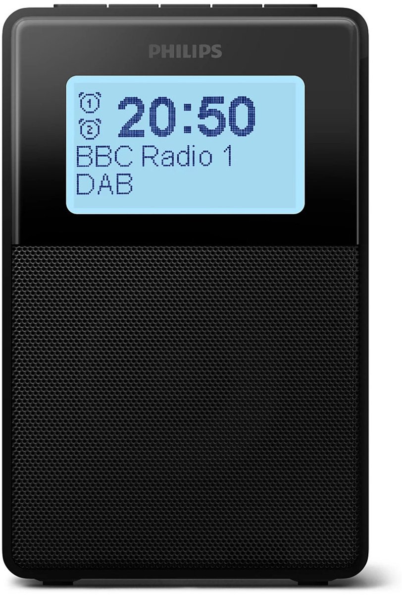 Philips TAR5100/10 Clockradio - Mono - Sort