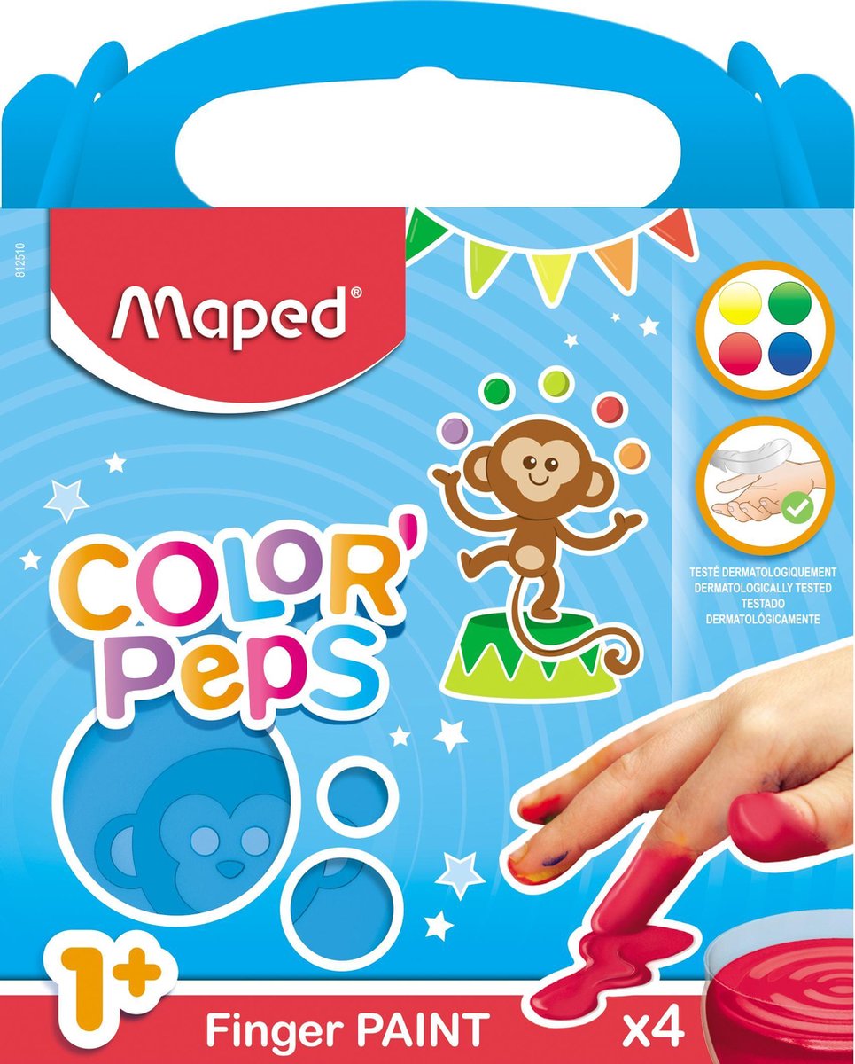 Maped Color'Peps My First Finger paint x4