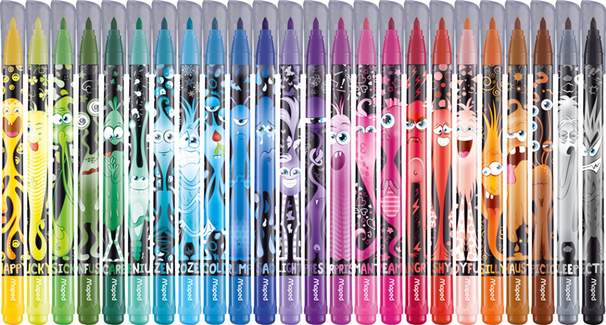 Maped Color'Peps Monster tusser x24