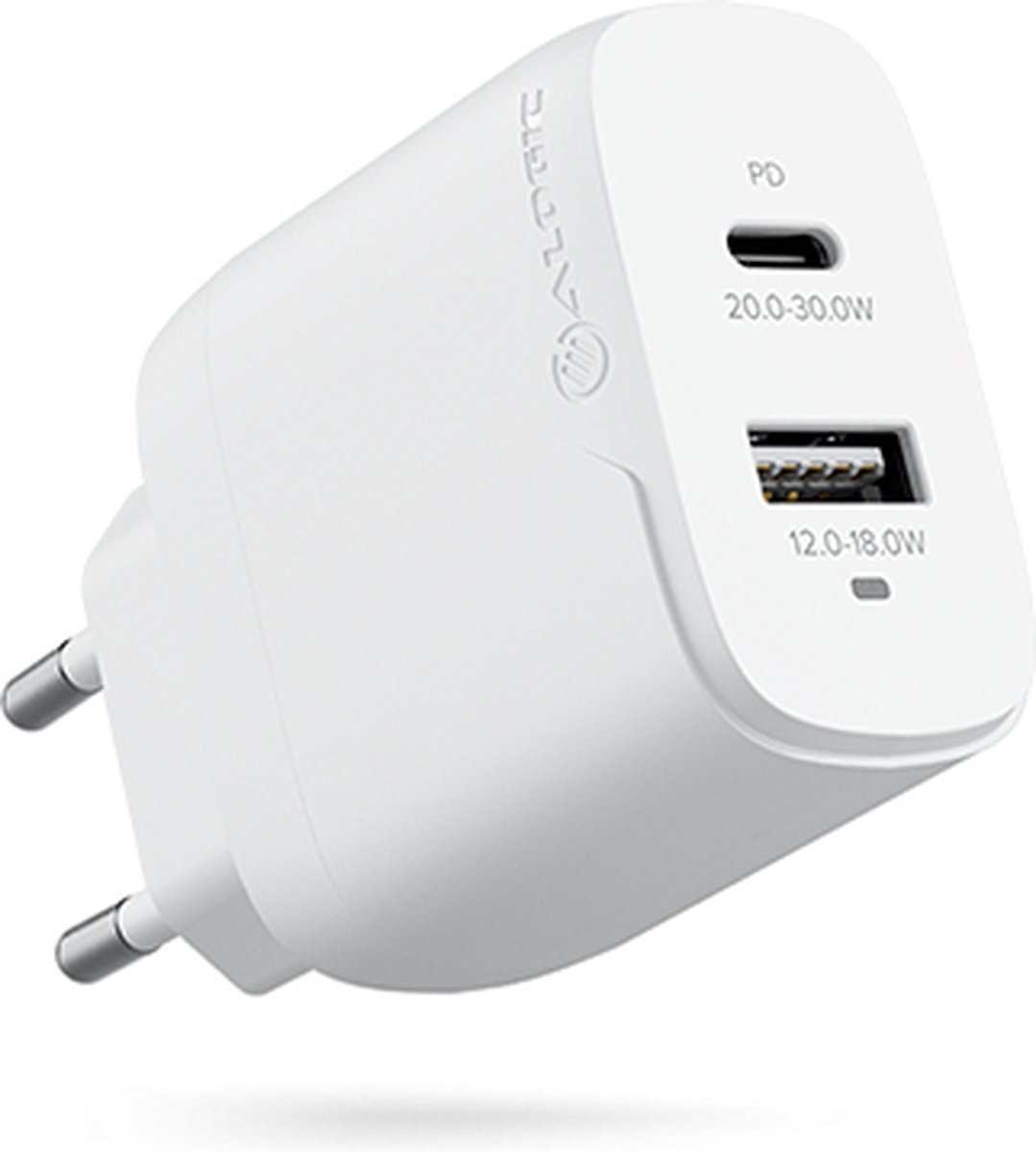 ALOGIC Rapid Power 2 Port 32W USB-C GaN Wall Charger