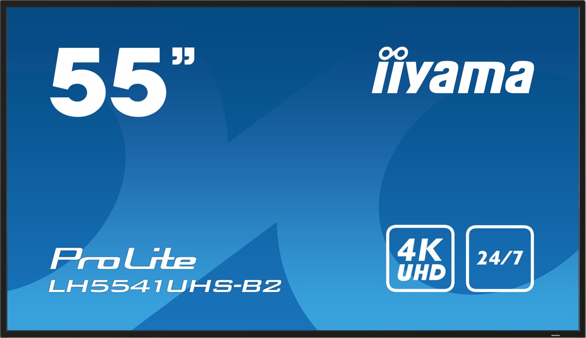 iiyama ProLite LH5541UHS-B2 55" Class (54.6" viewable) LED-backlit LCD display - 4K - for digital signage