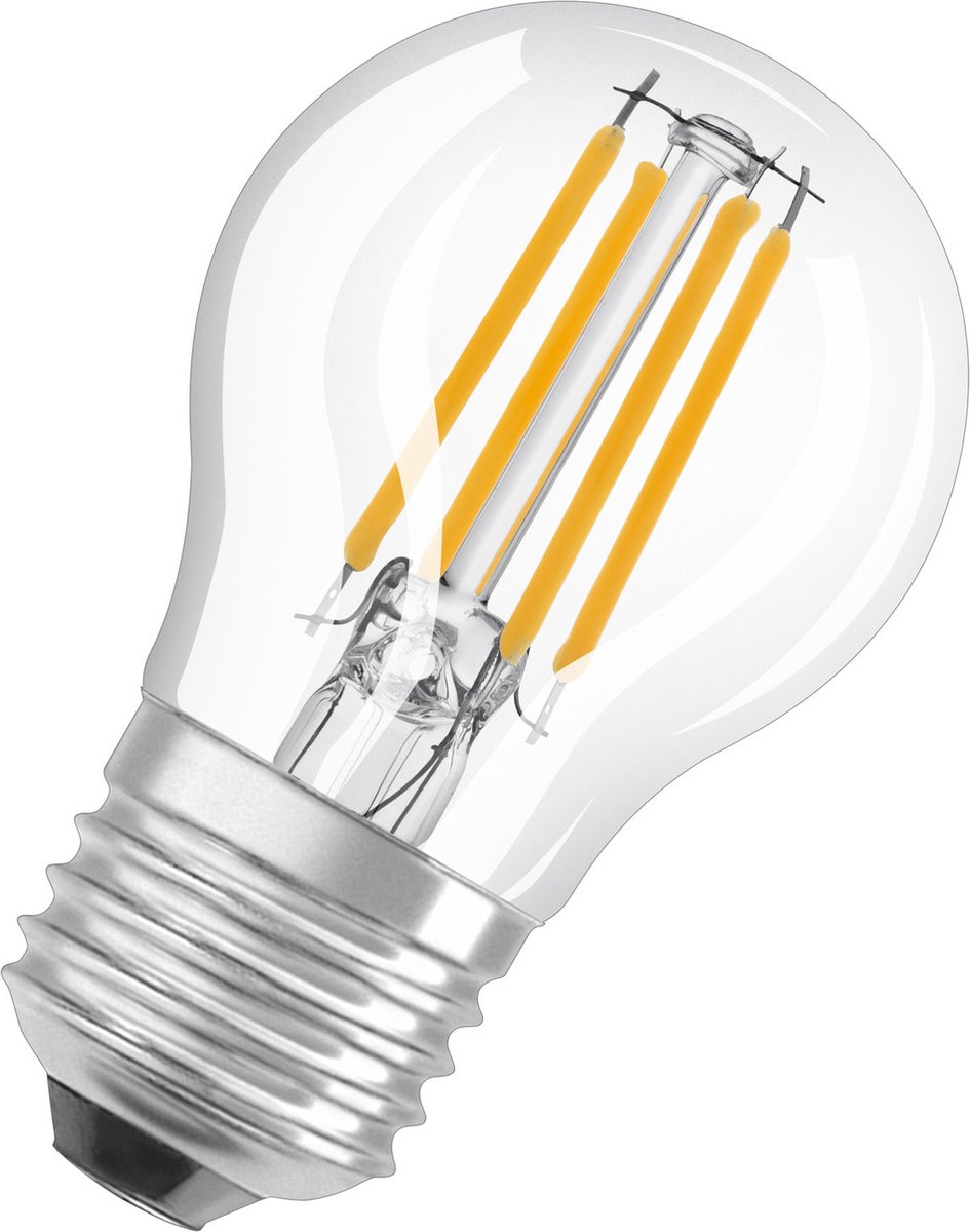 Osram LED pære Krone 5,5W/827 (60W) Klar E27