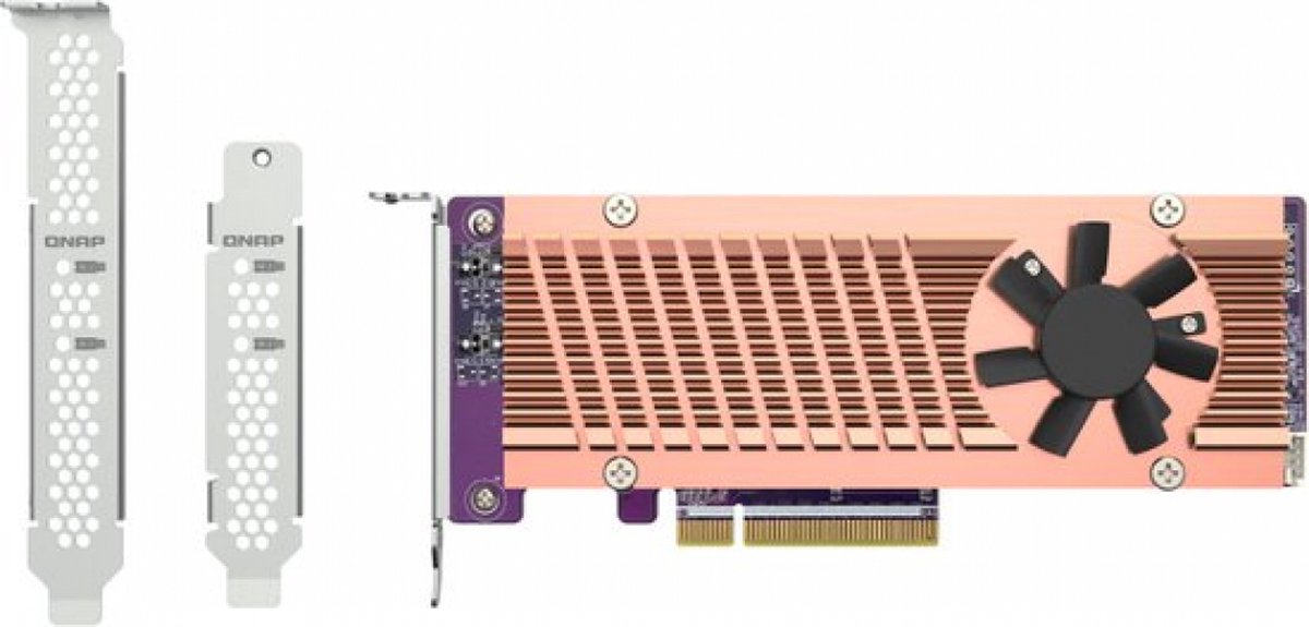 QNAP QM2-2P-384A - storage controller - PCIe 3.0 - PCIe 3.0 x8