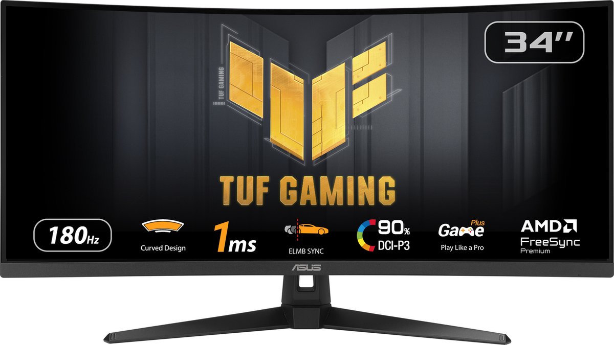 34" ASUS TUF Gaming VG34VQ3B - 3440x1440 (UWQHD) - 180Hz - VA