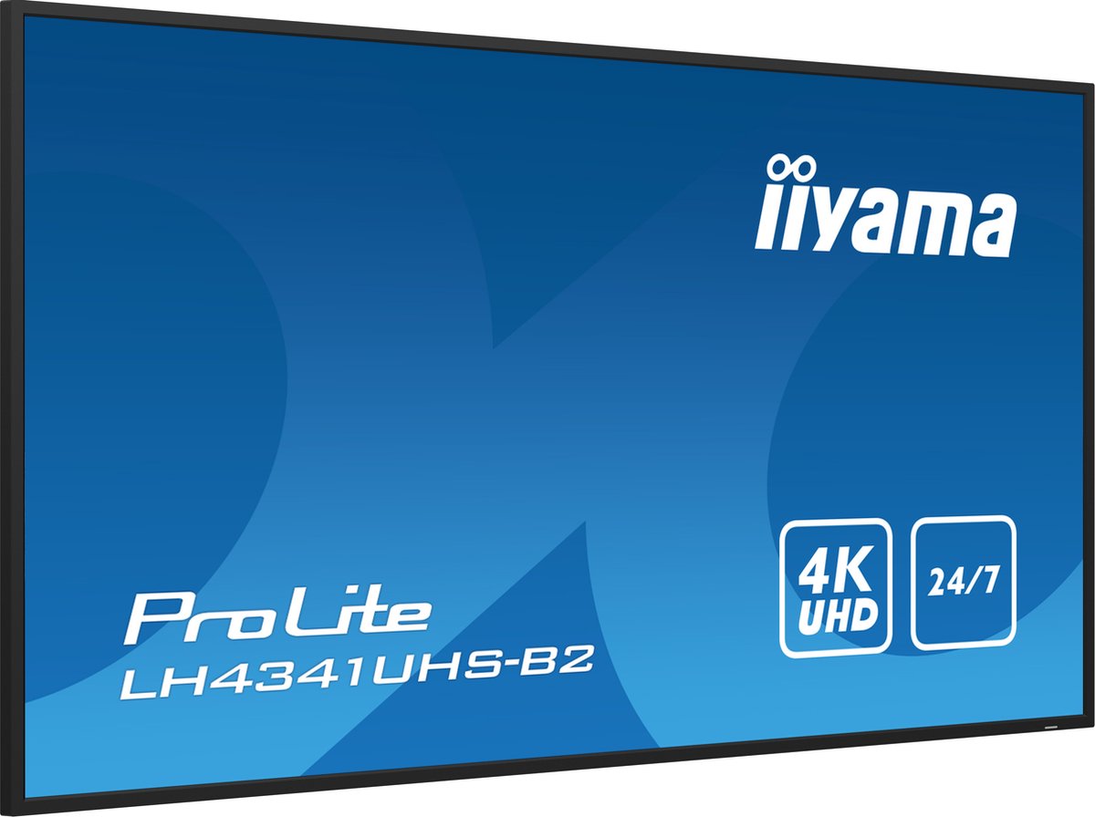 iiyama ProLite LH4341UHS-B2 43" Class (42.5" viewable) LED-backlit LCD display - 4K - for digital signage