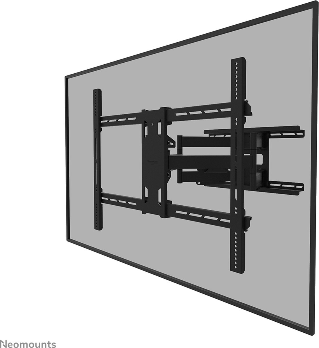 Neomounts Select WL40S-950BL18 - mounting kit - heavy-duty - for flat panel - full motion - black - Maks 125 kg - Maks størrelse 110"