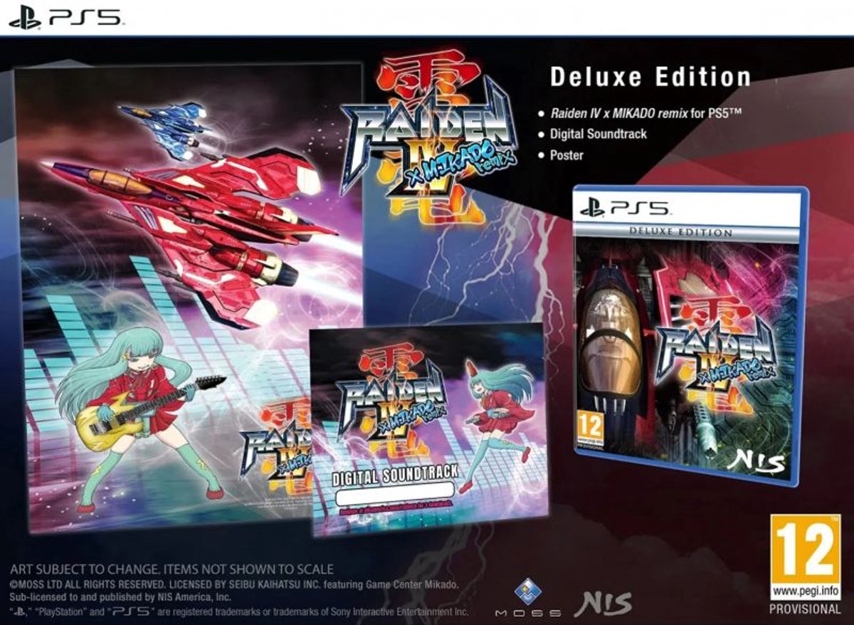 Raiden IV x MIKADO remix - Deluxe Edition - Sony PlayStation 5 - Shoot 'em up