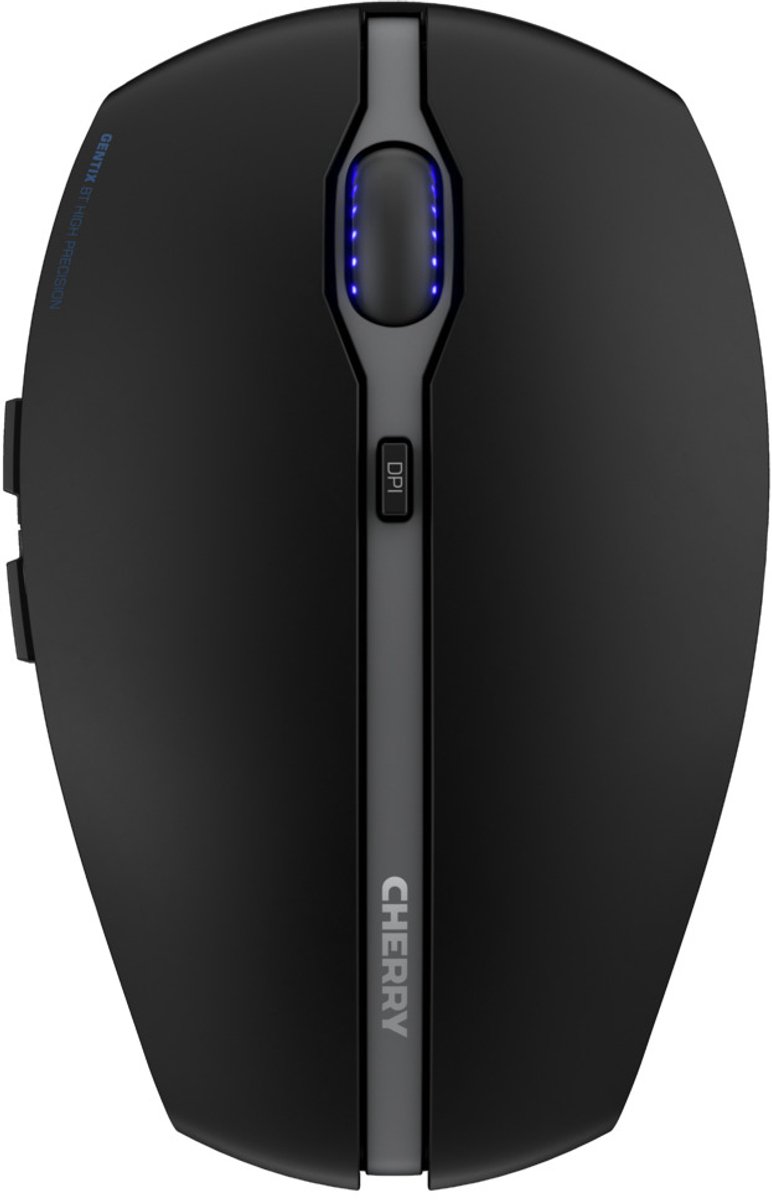 Cherry GENTIX BT - Mus - Optisk - 7 knapper - Sort
