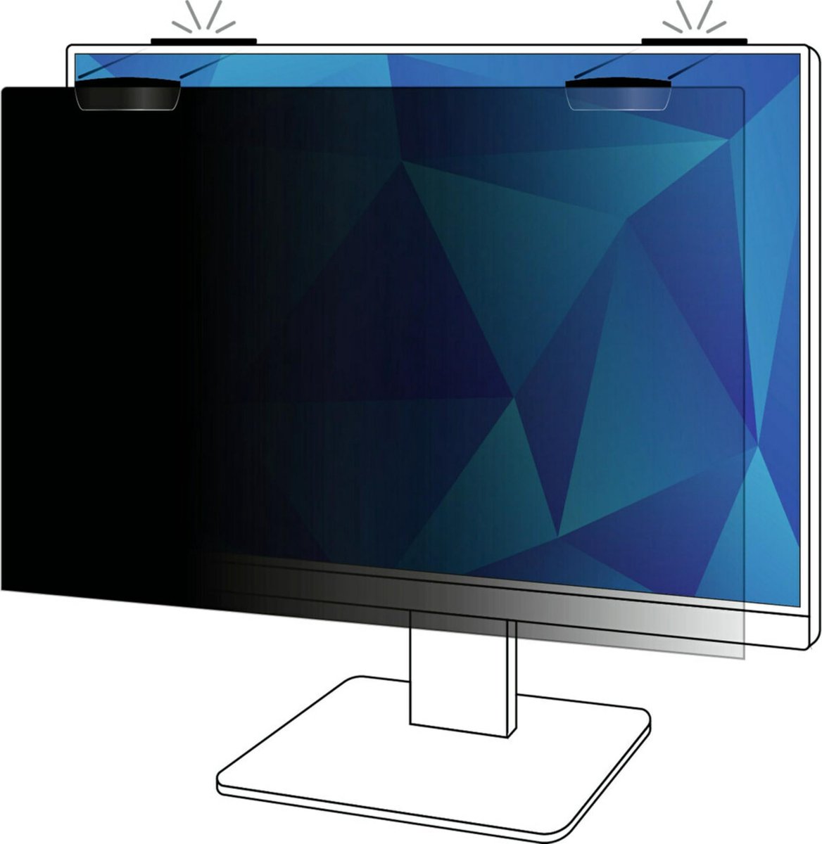 3M display privacy filter - 23"