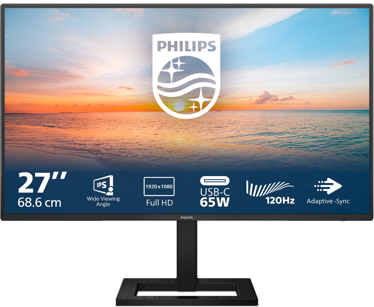 27" Philips 27E1N1300AE - 1920x1080 (FHD) - 100Hz - IPS