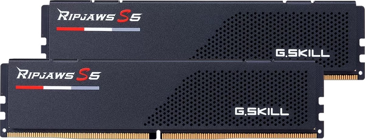 G.Skill Ripjaws S5 DDR5-6000 - 64GB - CL36 - Dual Channel (2 pcs) - AMD EXPO & Intel XMP - Sort