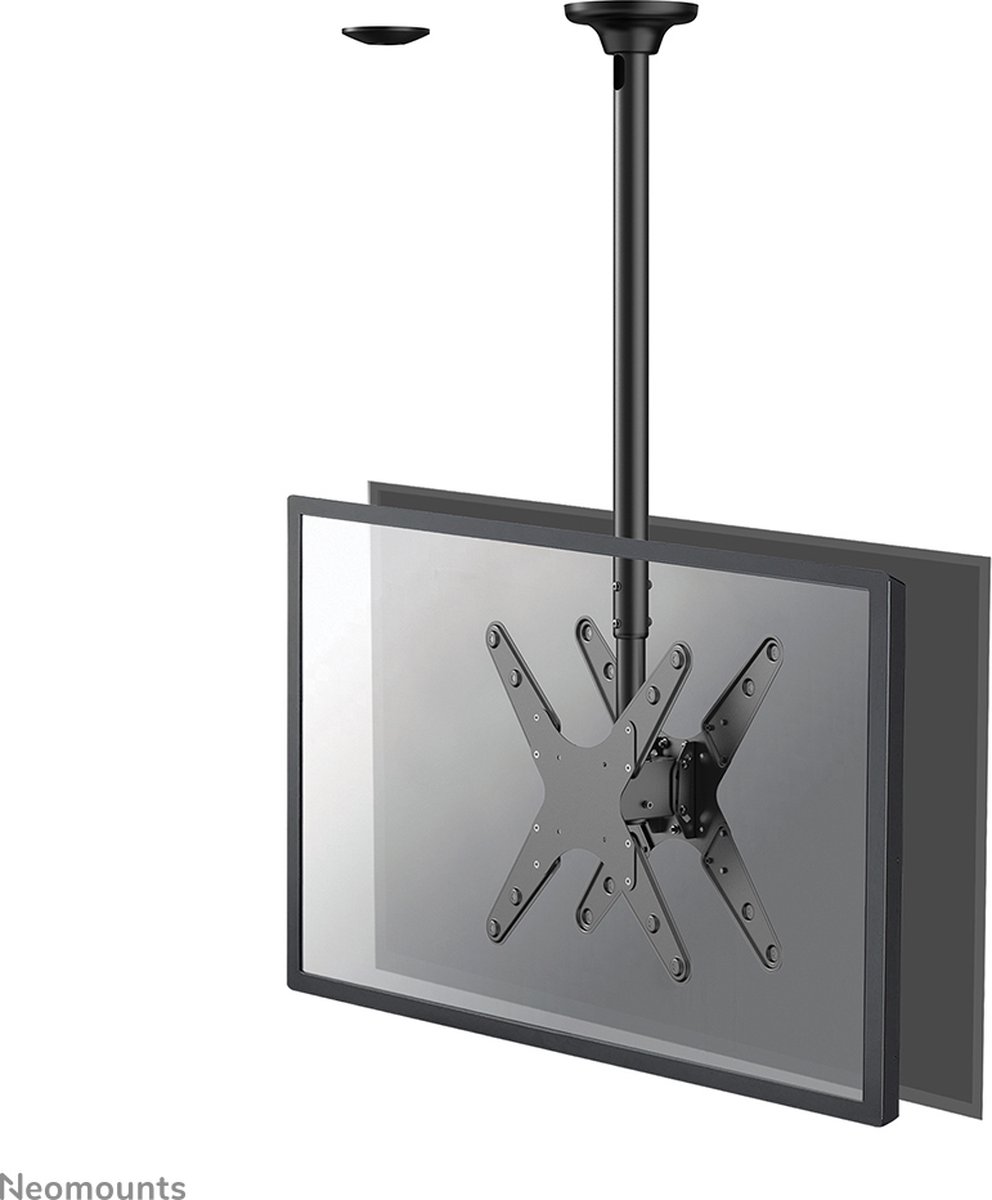 Neomounts - mounting kit - full-motion - for 2 flat panels - black - Maks 100 kg - Maks størrelse 75"