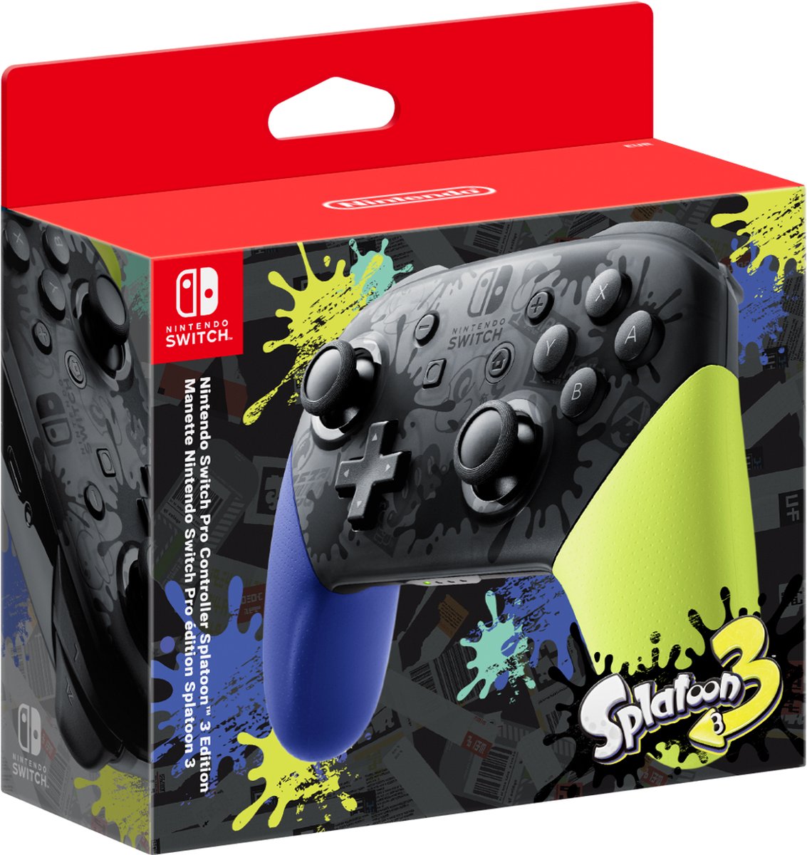 Nintendo Pro Splatoon 3 Edition - Wireless Controller - Nintendo Switch