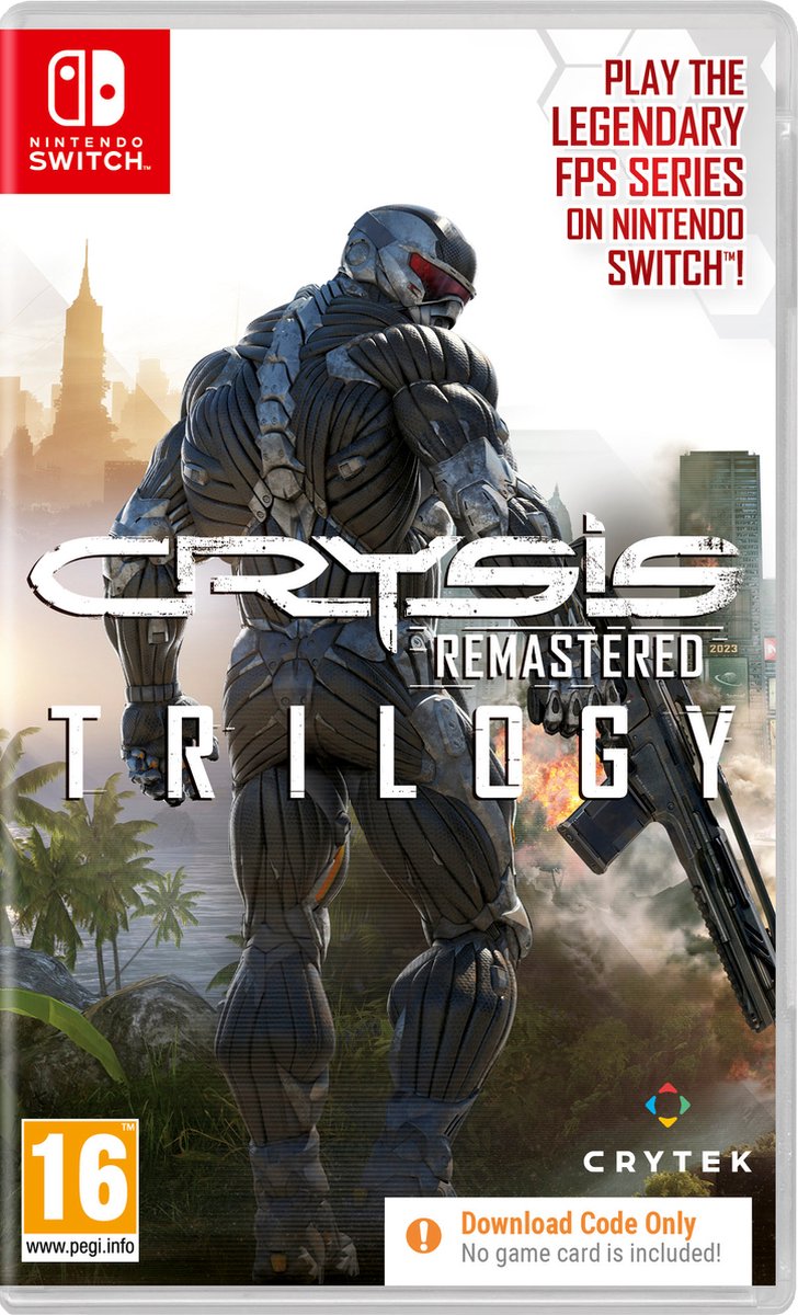 Crysis Remastered Trilogy (Code in a Box) - Nintendo Switch - FPS